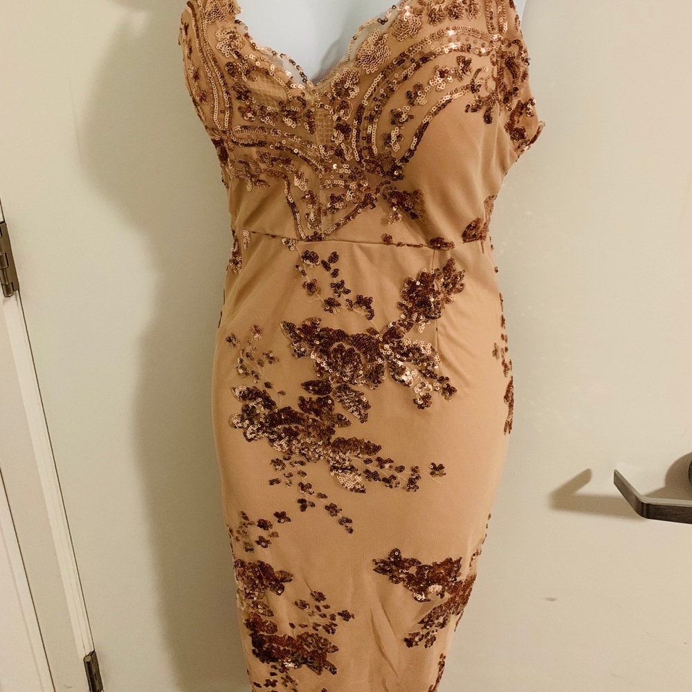 Rose Gold Dress - Picture 3 of 9